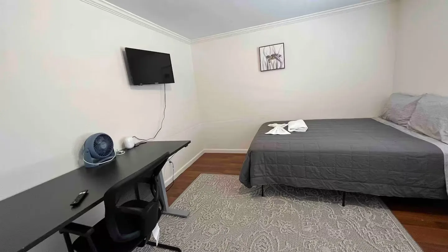 Bedroom at The Turtles vacation rental in Tracy CA